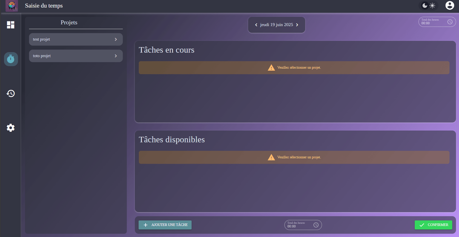 Application de gestion interne